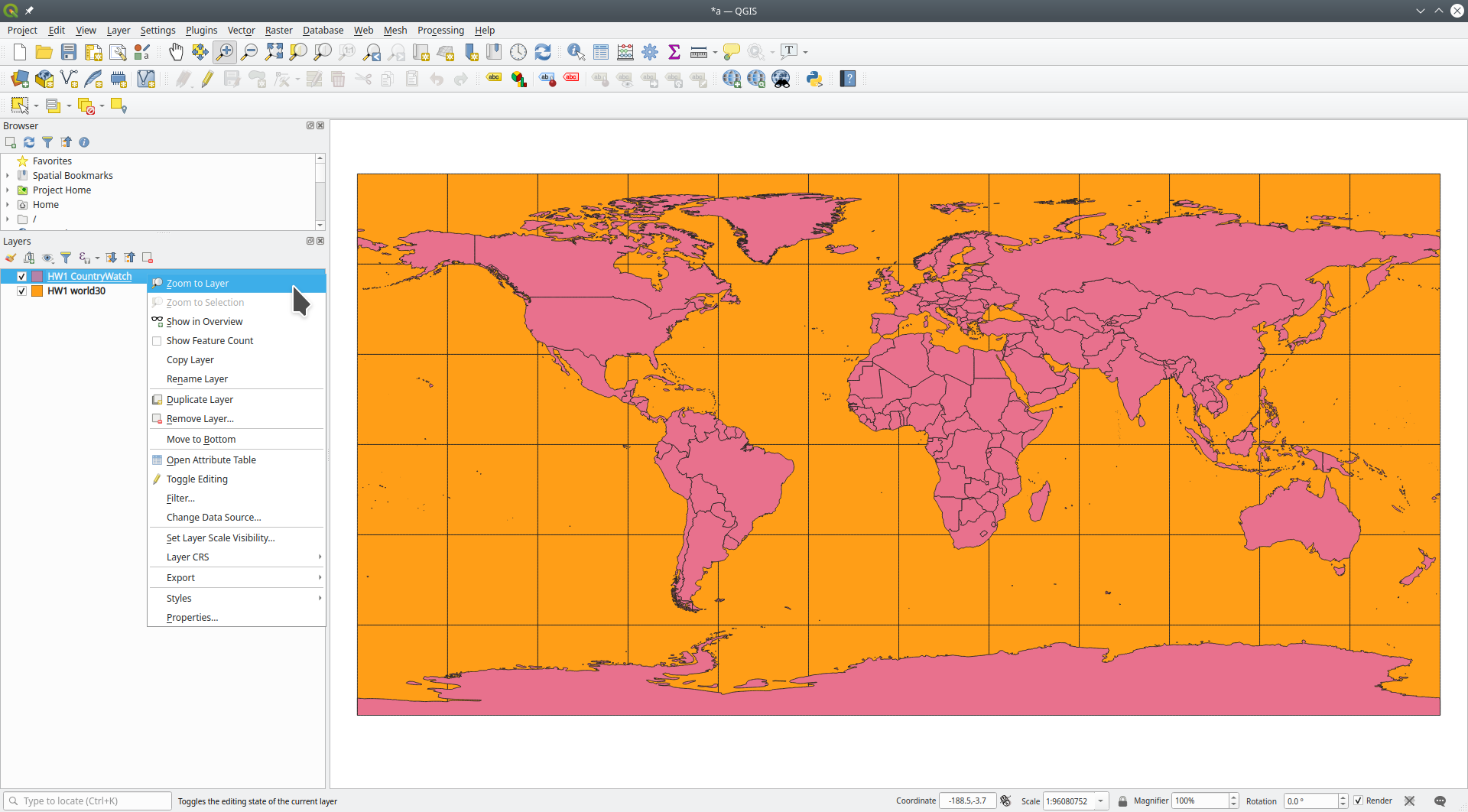 Figure 3: Zoom to Layer